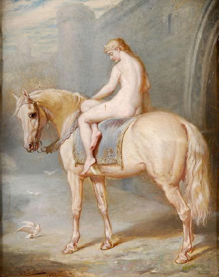 William Holmes Sullivan Lady Godiva France oil painting art
